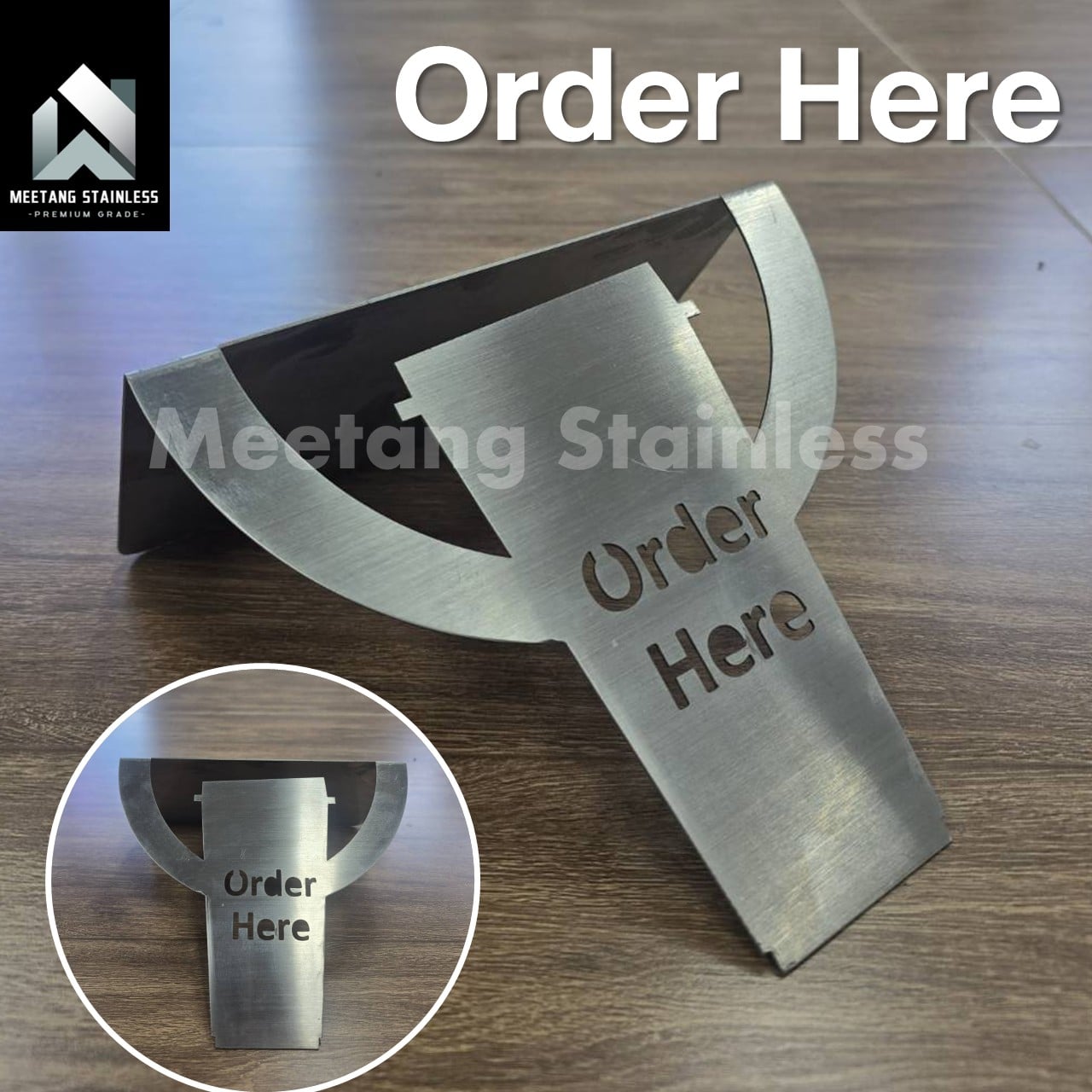 ป้าย ORDER HERE MEETANG STAINLESS 1D_ORDERHERE_5