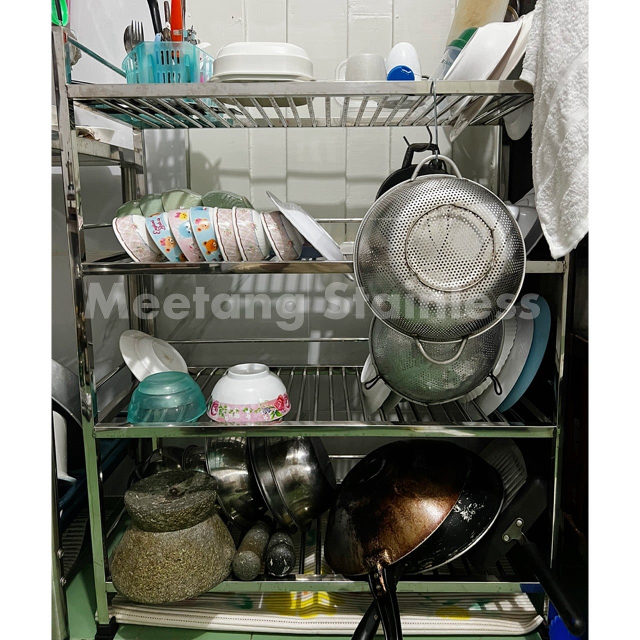 ชั้นวางของสแตนเลส MEETANG STAINLESS รุ่น R4ซี่-3580100 80 ซม._7