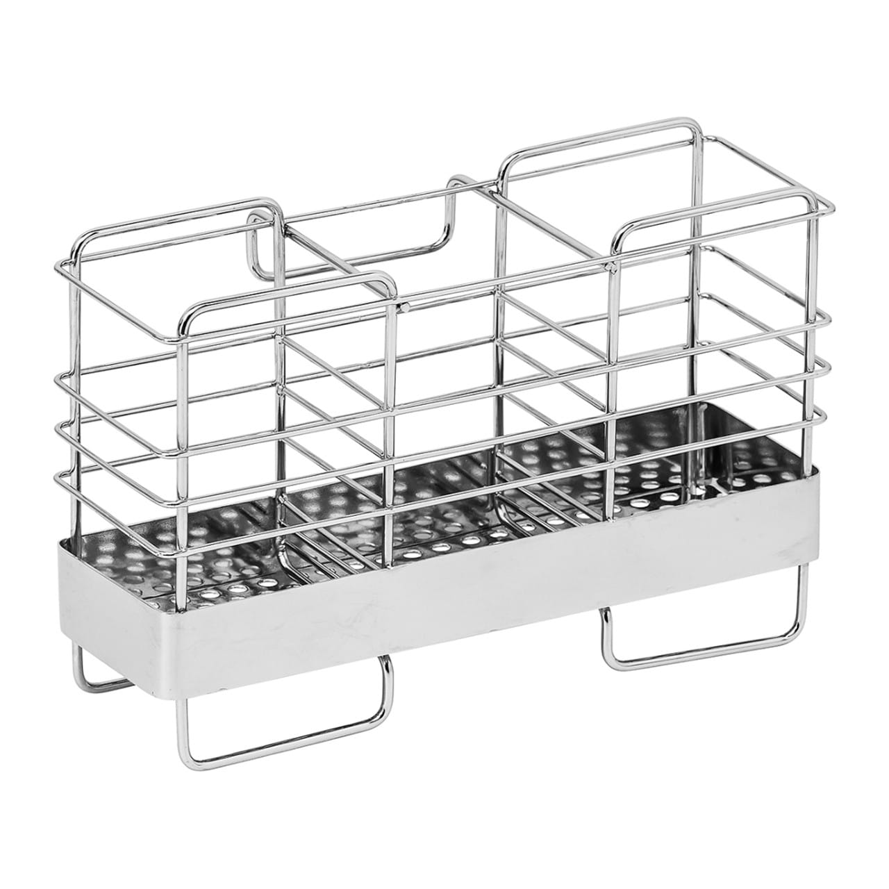 ที่ใส่ช้อนส้อมสแตนเลส 3 ช่อง MEETANG STAINLESS รุ่น HW106-W106O3 ขนาด 6.6X20.5X13.4ซม._8