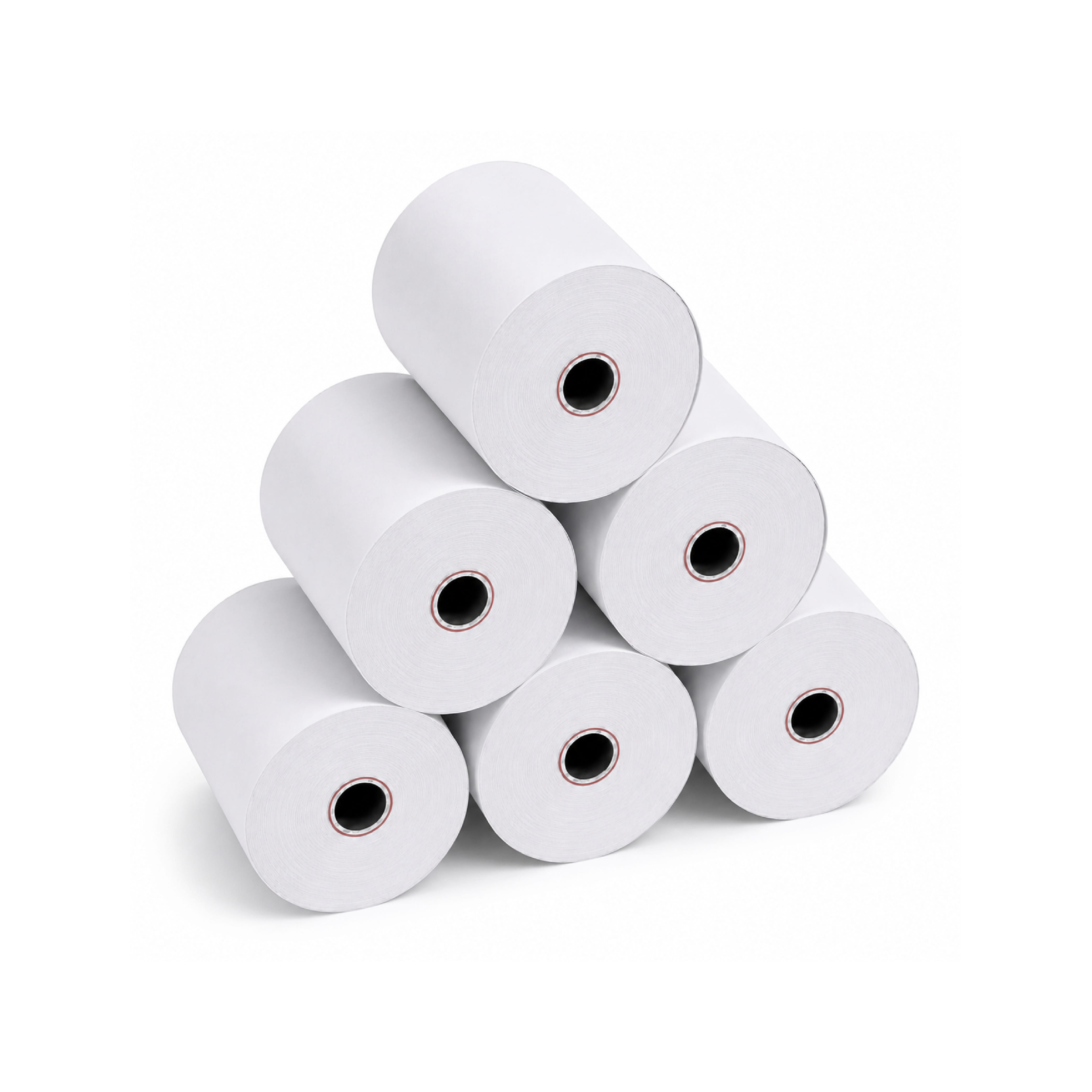 กระดาษความร้อน GPRINTER ขนาด 80X60MM หนา 65แกรม มีแกน 2ม้วน