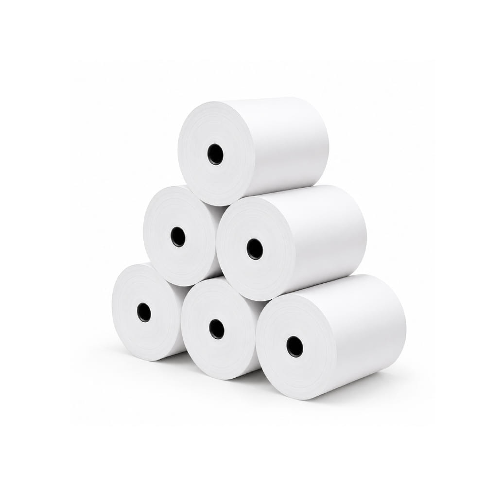 กระดาษความร้อน ITCAN ขนาด 57X50MM หนา 65แกรม มีแกน 4ม้วน