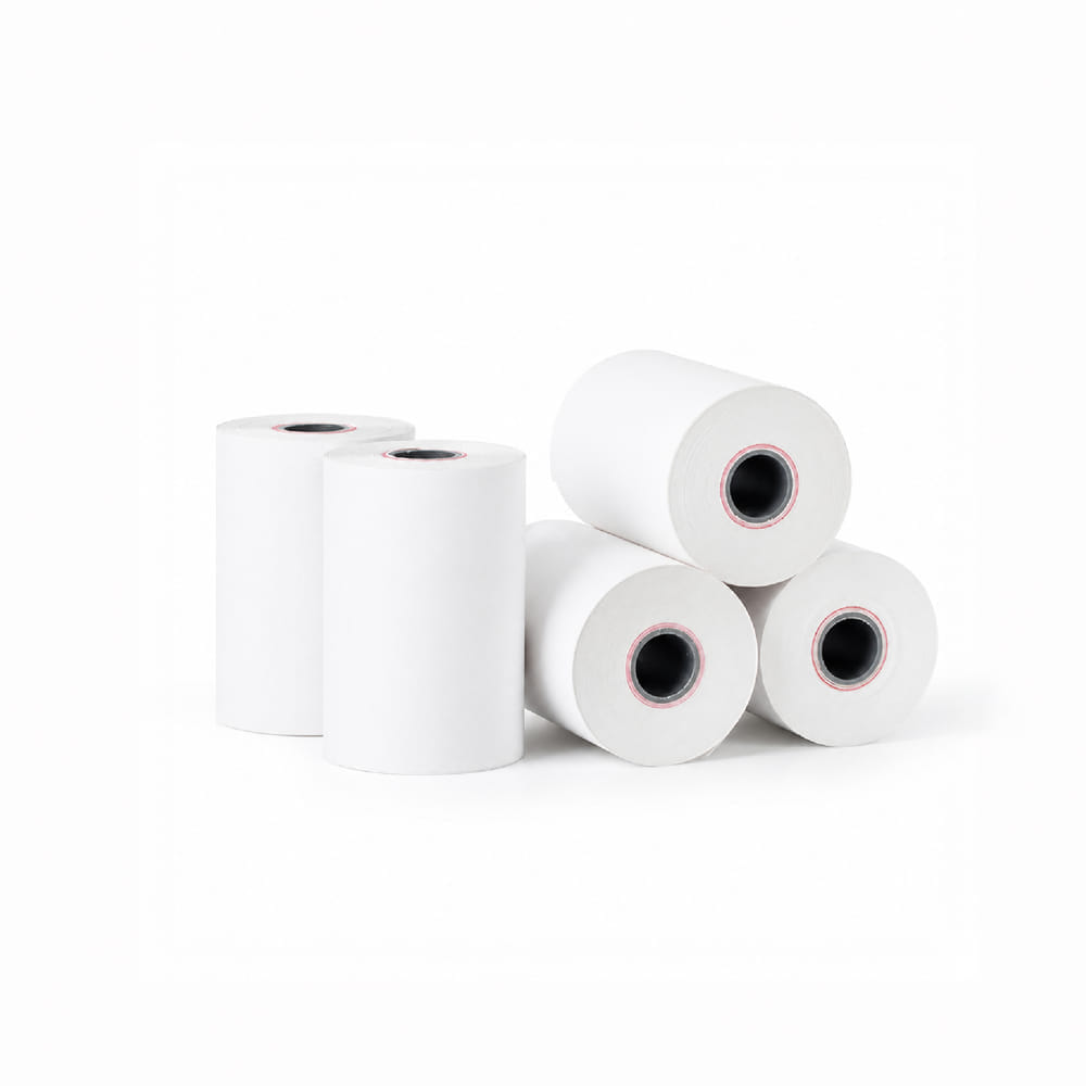 กระดาษความร้อน ITCAN ขนาด 57X40MM หนา 65แกรม มีแกน 4ม้วน