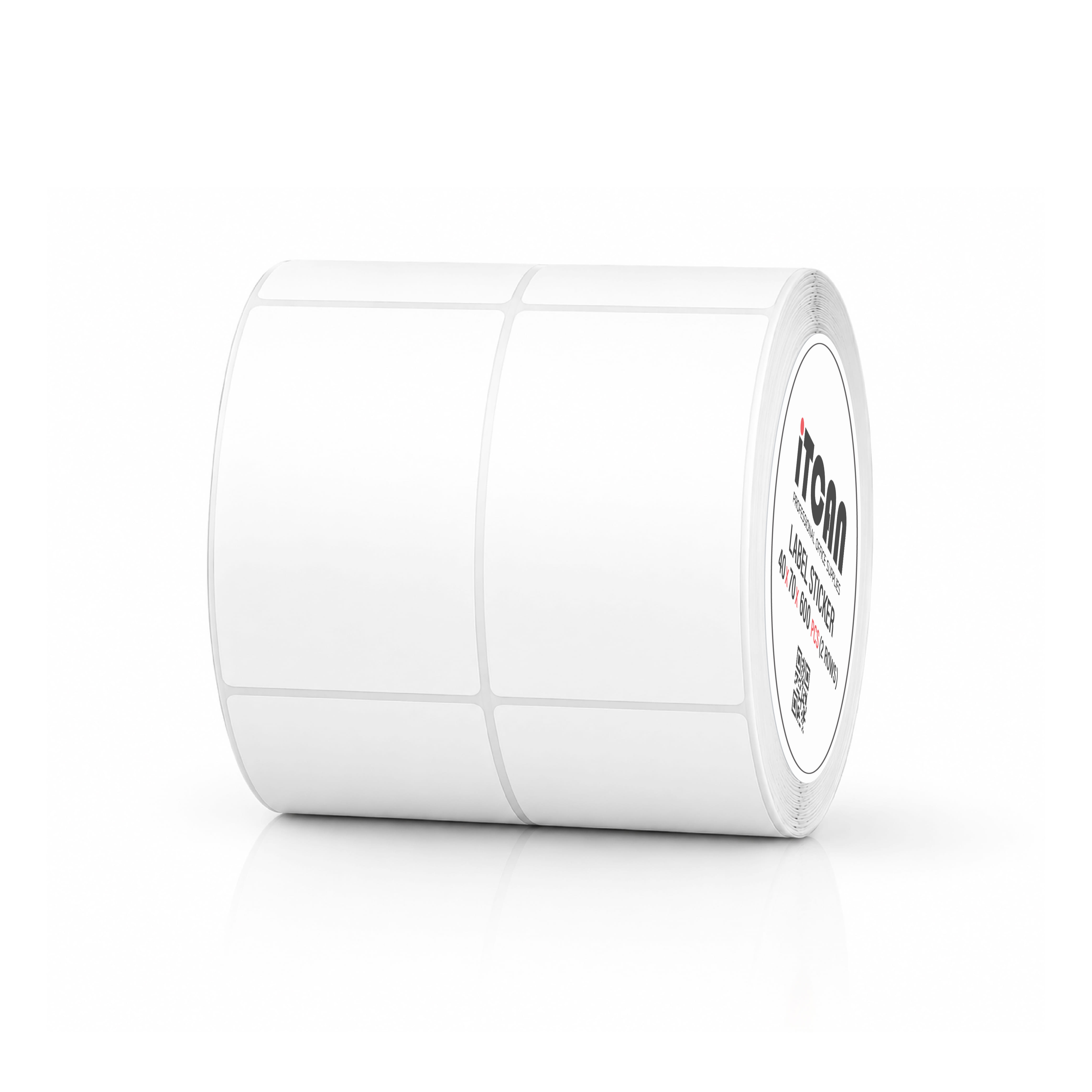 สติ๊กเกอร์ความร้อน ITCAN 40X70MM 2แถว 600 แผ่น 1 ม้วน_2