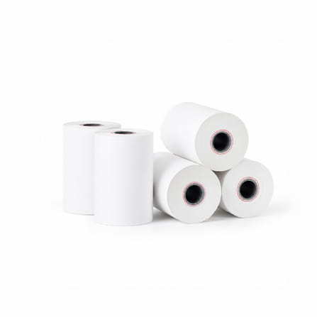กระดาษความร้อน ITCAN ขนาด 57X40MM หนา 65แกรม มีแกน 4ม้วน_4