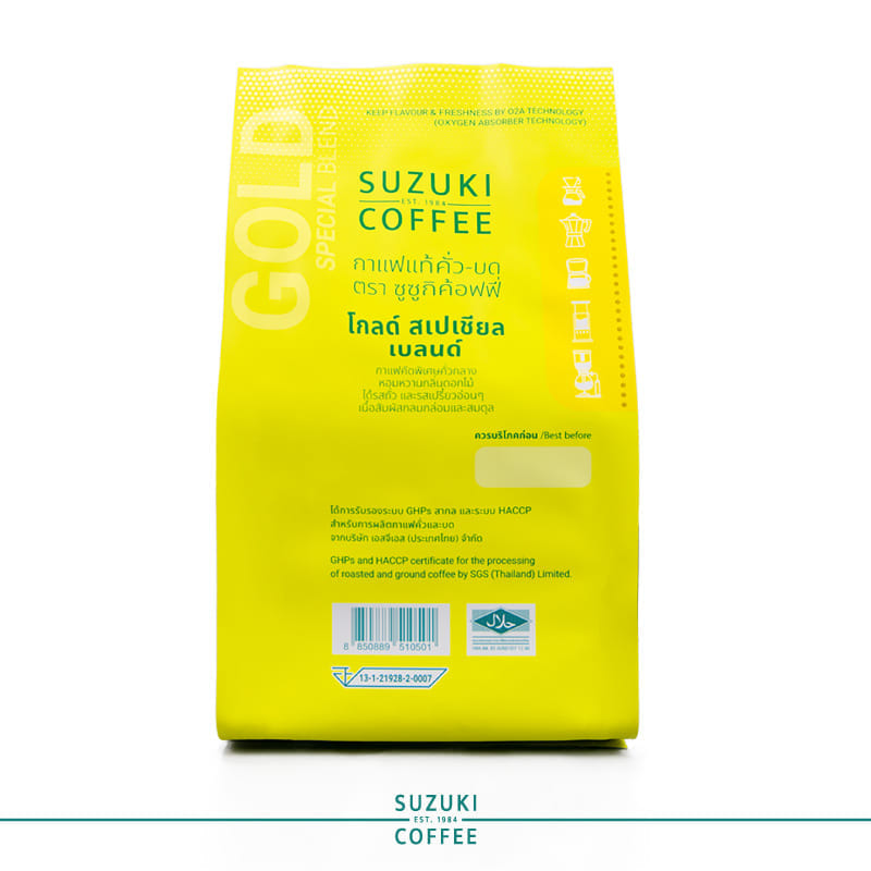 กาแฟคั่วบด SUZUKI COFFEE โกลด์ สเปเชียล เบลนด์ คั่วกลาง 250กรัม_2