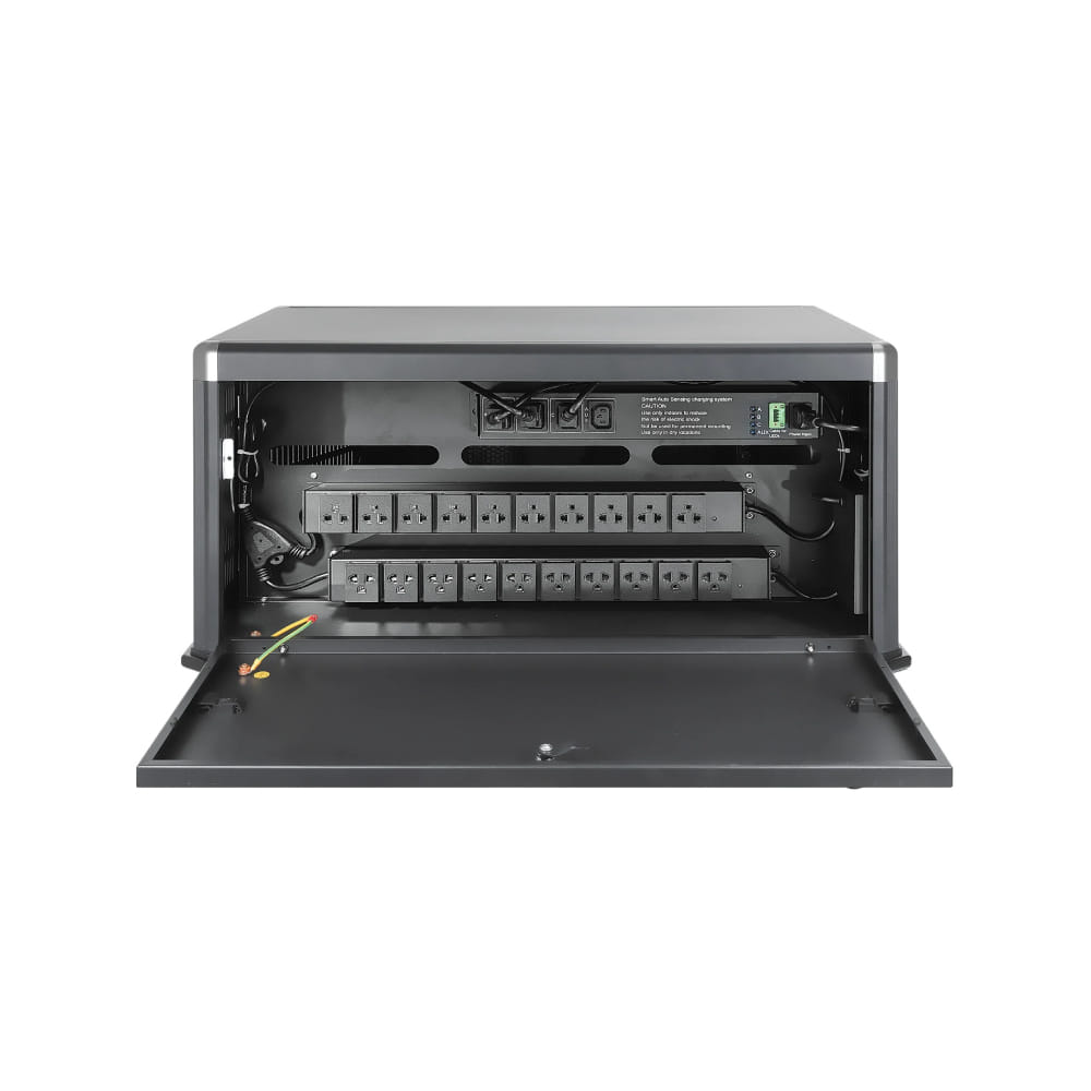 ตู้ชาร์จ Manhattan 181181 Thai 20-Bay AC แบบมีล้อเข็น สีดำ