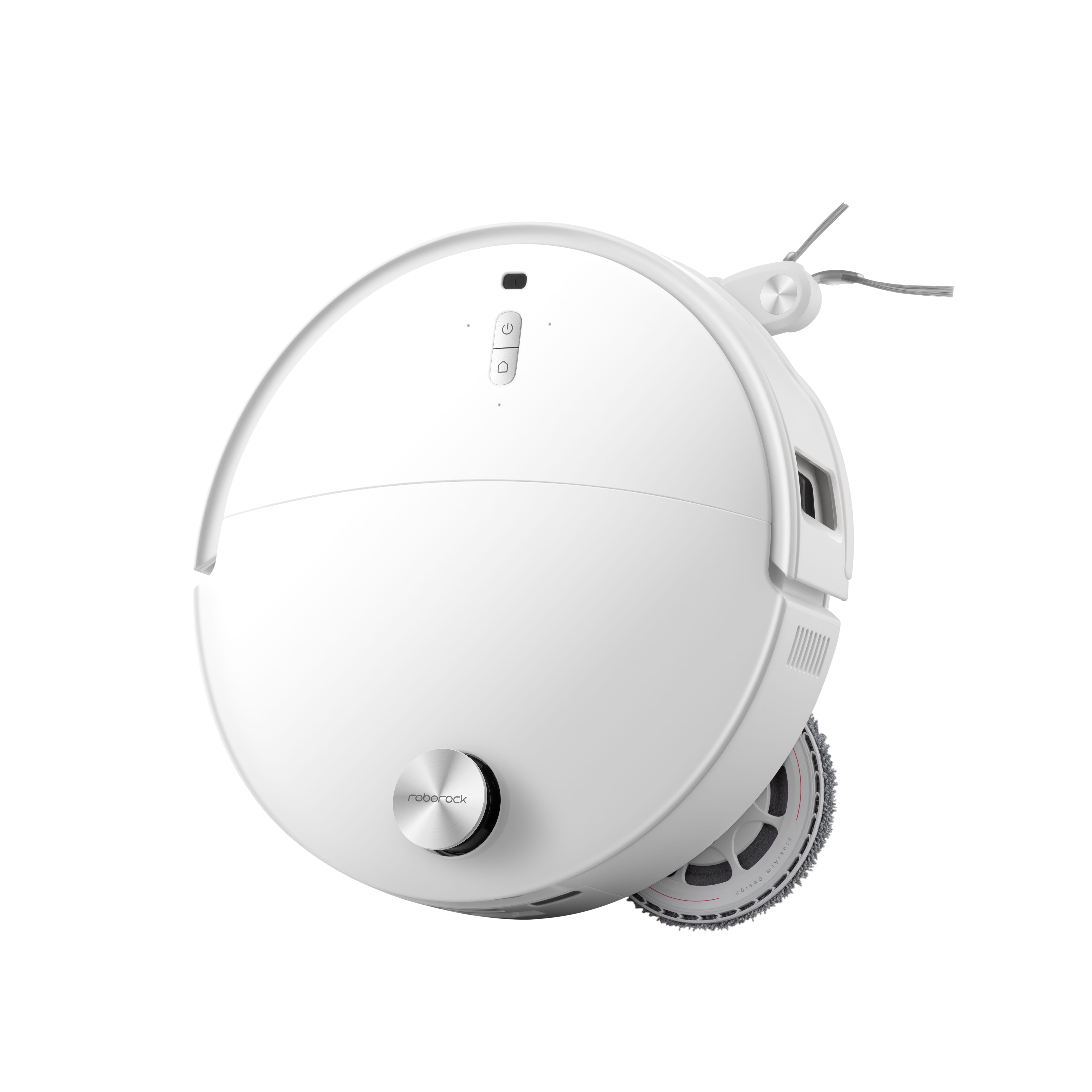 หุ่นยนต์ดูดฝุ่นถูพื้น ROBOROCK QREVO CURV 2 PRO 25,000 PA สีขาว_1