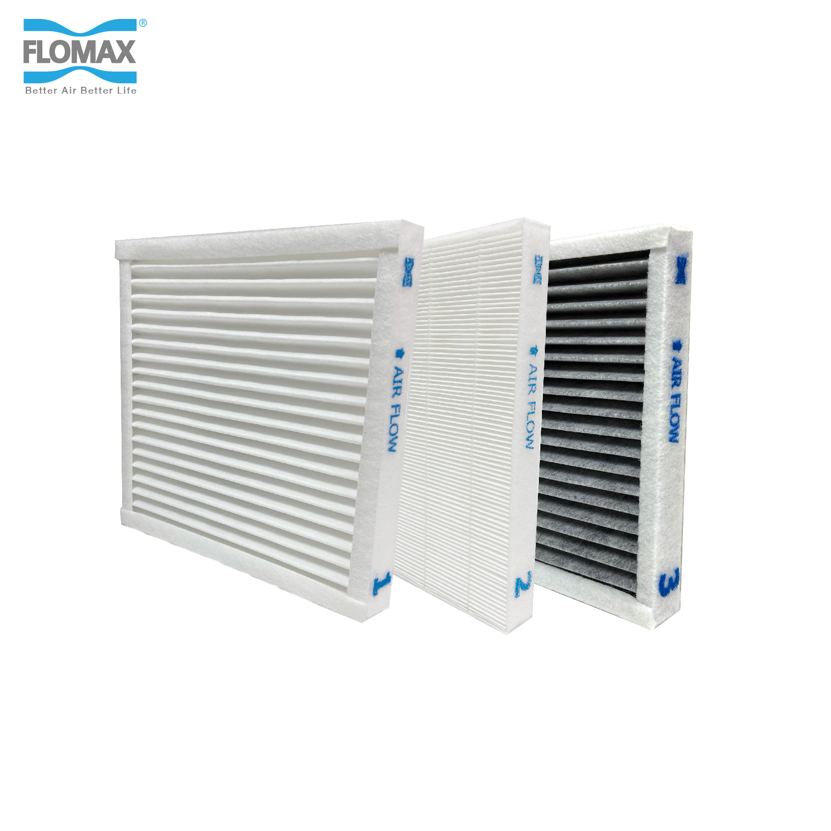 ไส้กรองอากาศสำหรับระบบเติมอากาศ FLOMAX FA230PFC (ชุด 3 ชิ้น)_0