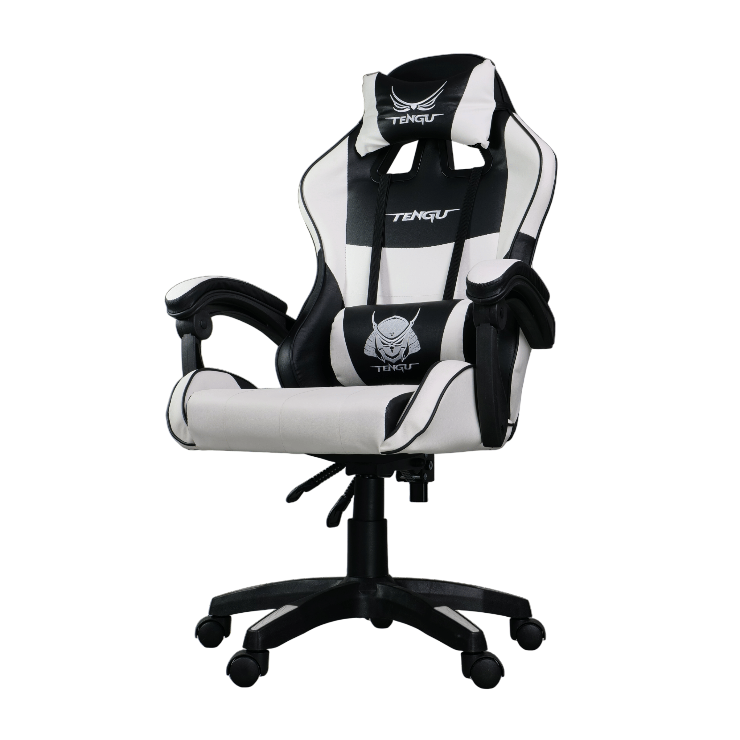 เก้าอี้เกมมิ่ง TENGUGAMINGGEARS รุ่น KUSANAGI (CH-KS-WH) สีขาว เบาะหนัง_0