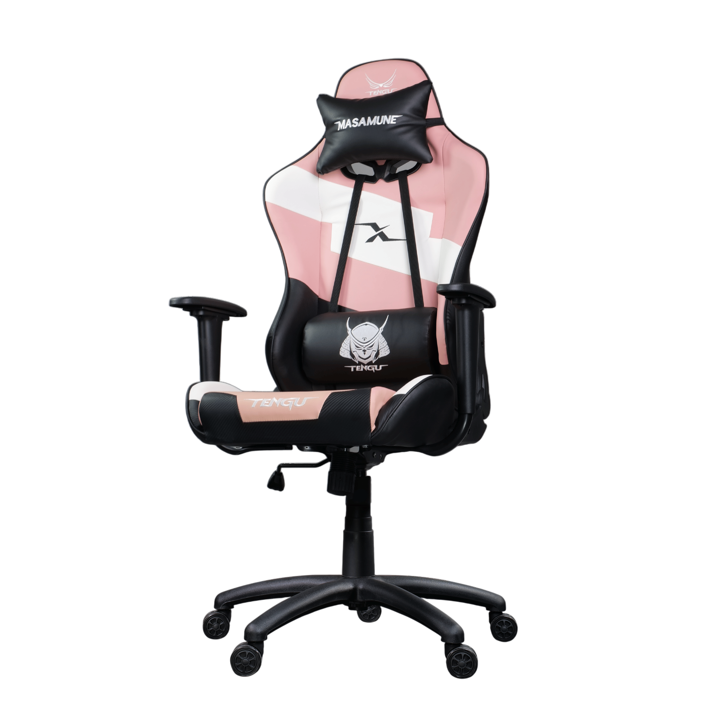 เก้าอี้เกมมิ่ง TENGUGAMINGGEARS รุ่น MASA-X (CH-MX-PK) สีชมพู เบาะหนัง
