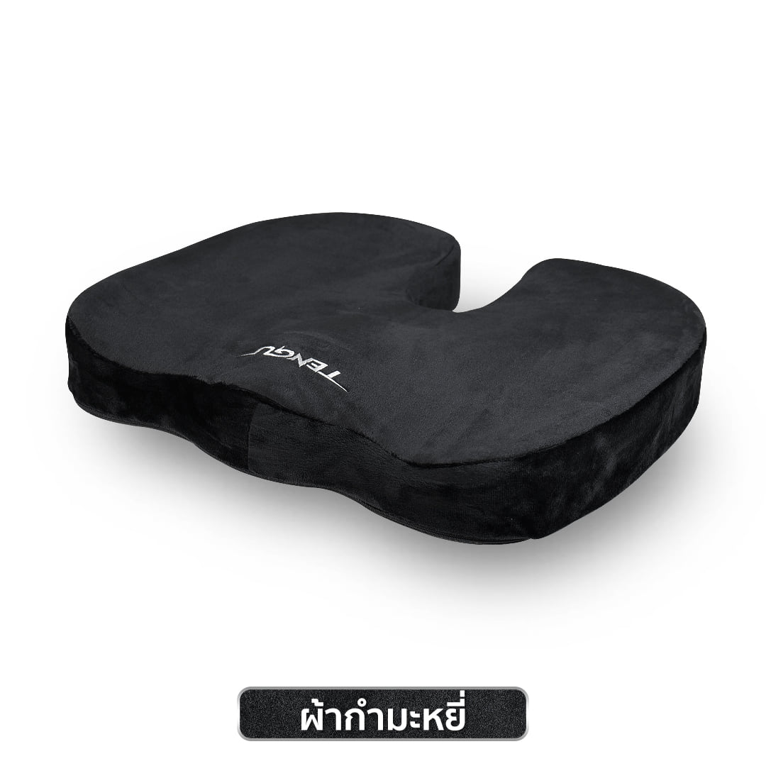 เบาะรองนั่งเพื่อสุขภาพ TENGUGAMINGGEARS CU-S-BKF สีดำ_0