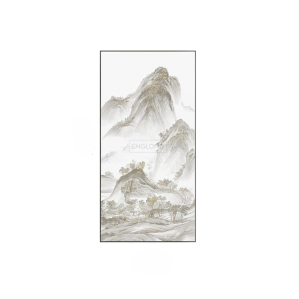กรอบรูปฮวงจุ้ย OWLS WAALLPAPERS RIVERS AND MOUNTAINS ขนาด 78X178CM.