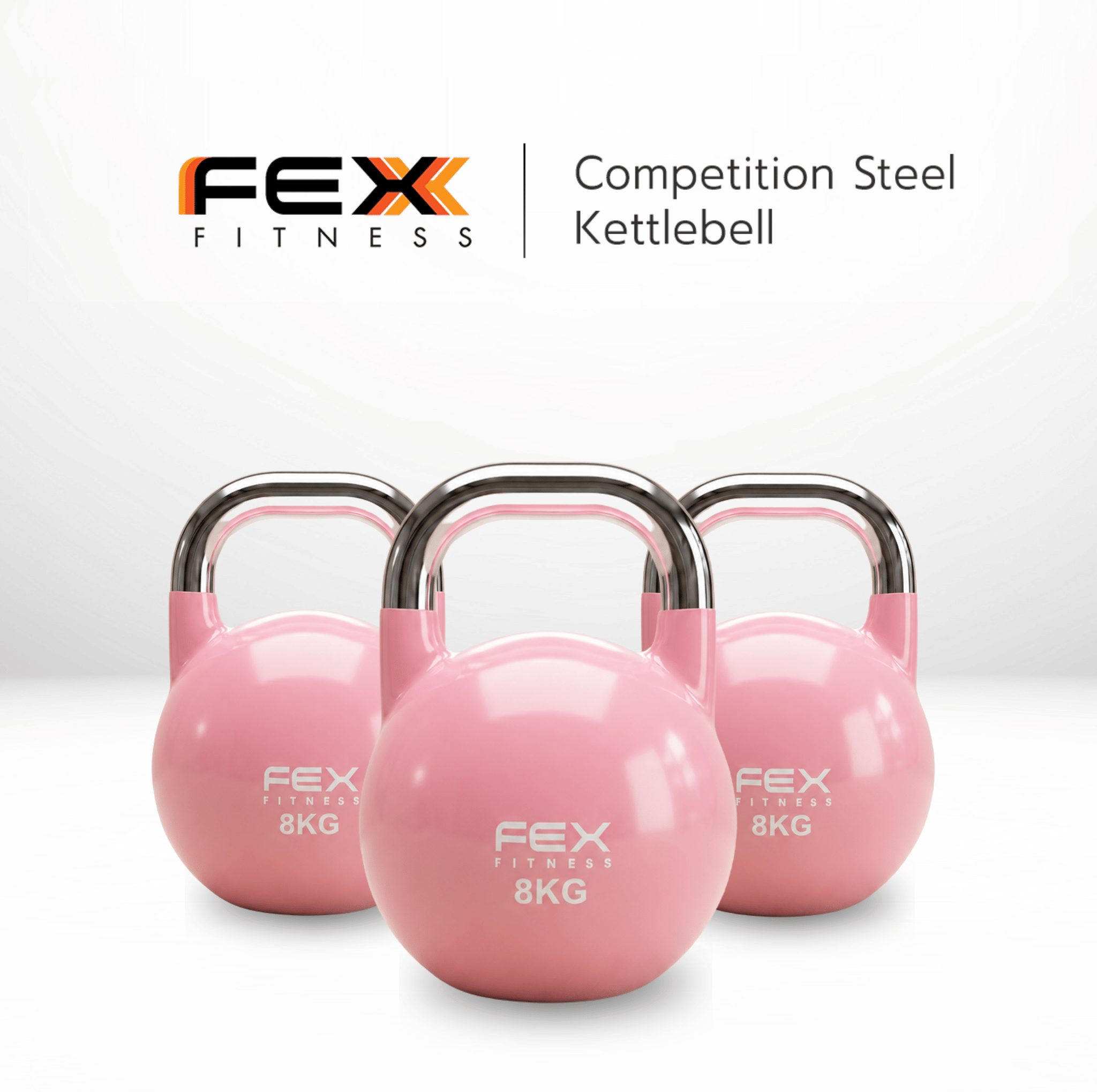 เคตเทิลเบล ลูกตุ้มยกน้ำหนัก FEX FITNESS เกรดแข่งขัน น้ำหนัก 12 กิโล_2