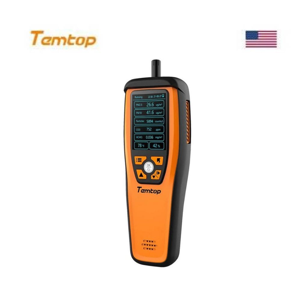 เครื่องวัดคุณภาพอากาศ TEMTOP M2000(2ND) (PM10, PM2.5, AQI, CO2, HCHO, ความชื้น และอุณหภูมิ)_0