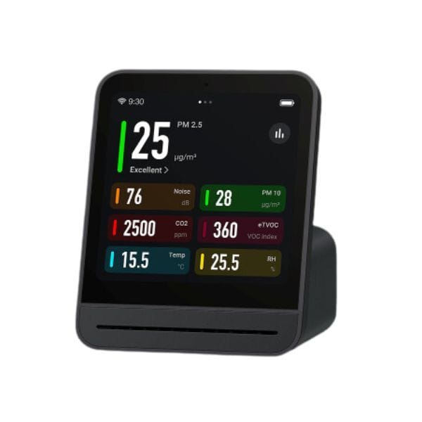 เครื่องวัดคุณภาพอากาศ QINGPING รุ่น QP PRO+ AIR QUALITY MONITOR วัดฝุ่น PM2.5 PM10 CO2 อุณหภูมิ และความชื้น_0