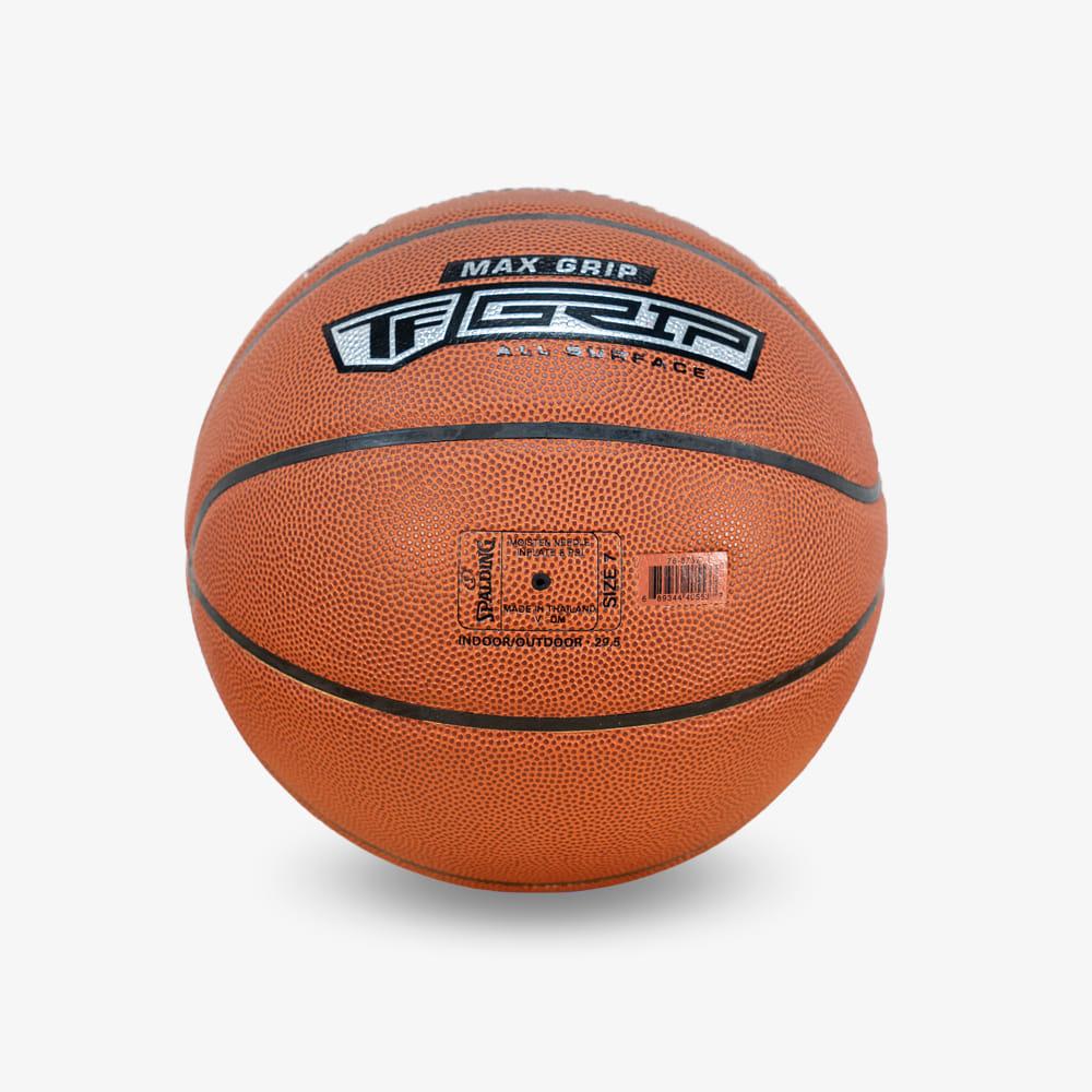ลูกบาส SPALDING รุ่น MAX GRIP สินค้าใหม่ ลูกบาสเกตบอล หนัง PU, เบอร์ 7
