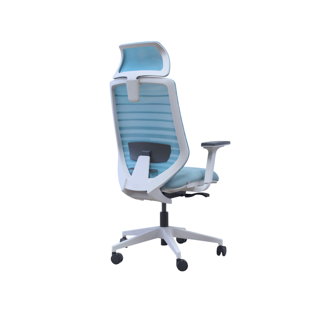 เก้าอี้เพื่อสุขภาพ PFORM FURNITURE รุ่น BLUVA สีฟ้า_4