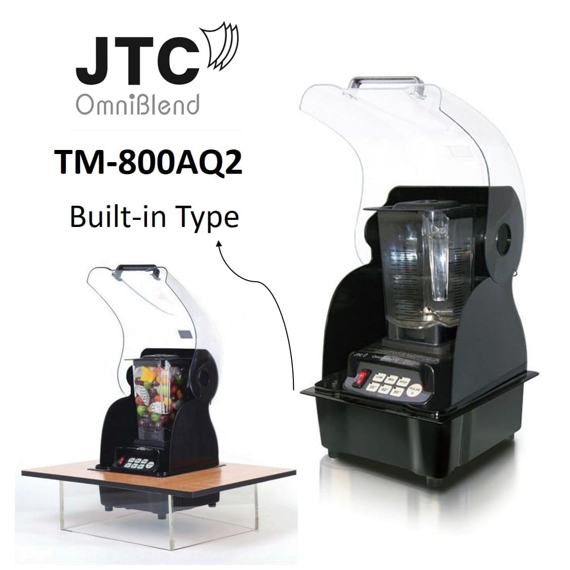 เครื่องปั่นอเนกประสงค์ JTC รุ่น TM800AQ2 สีดำ แบบฝั่งเคาเตอร์_3