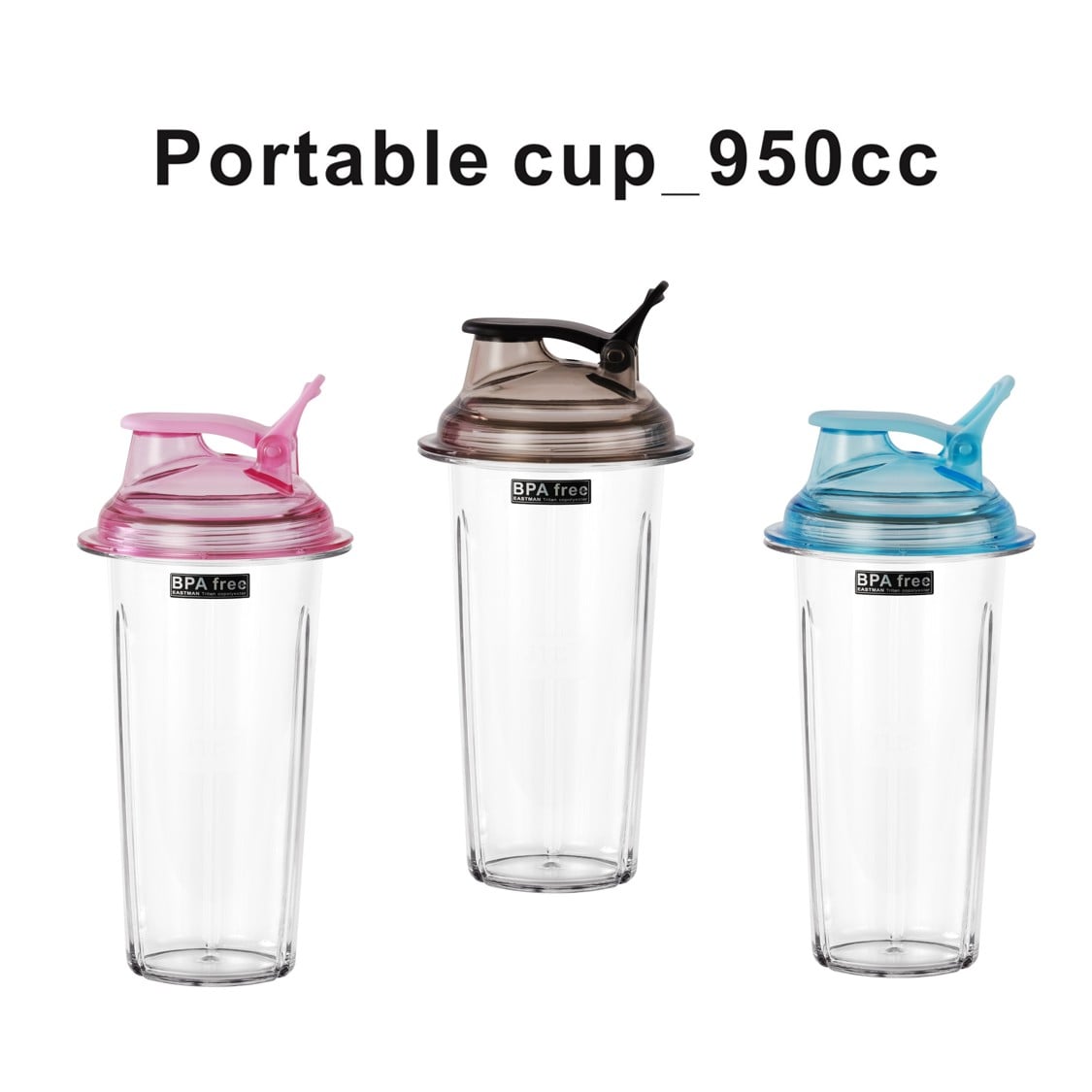 แก้วปั่นแบบพกพา JTC OMNIBLEND MIX & GO 950 มล สีดำ/ชมพู/ฟ้า_0