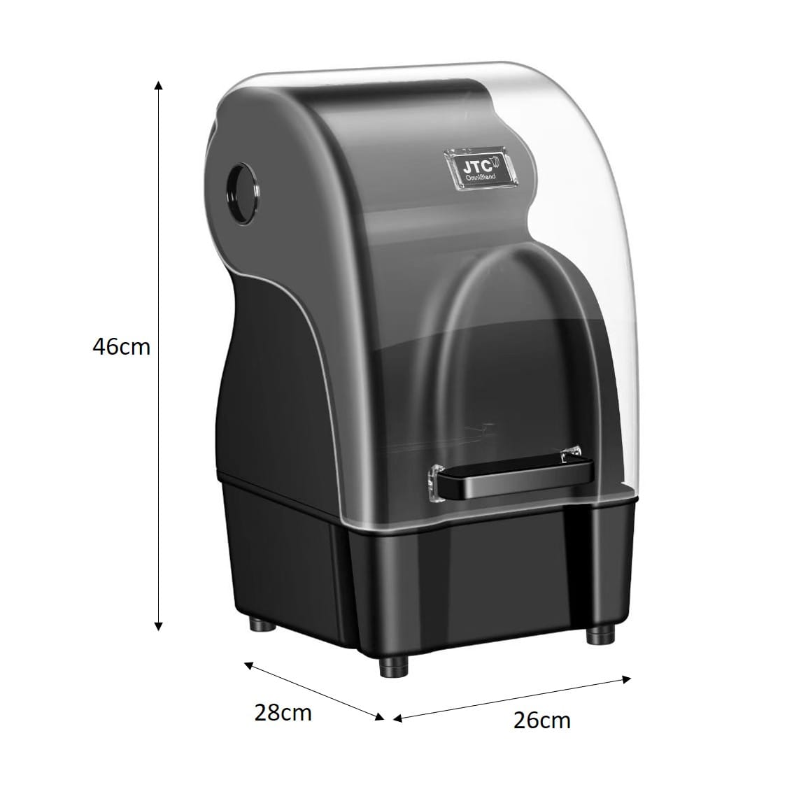 เครื่องปั่นอเนกประสงค์ JTC รุ่น 890AQ สีดำ (พร้อมกล่องเก็บเสียง)_6