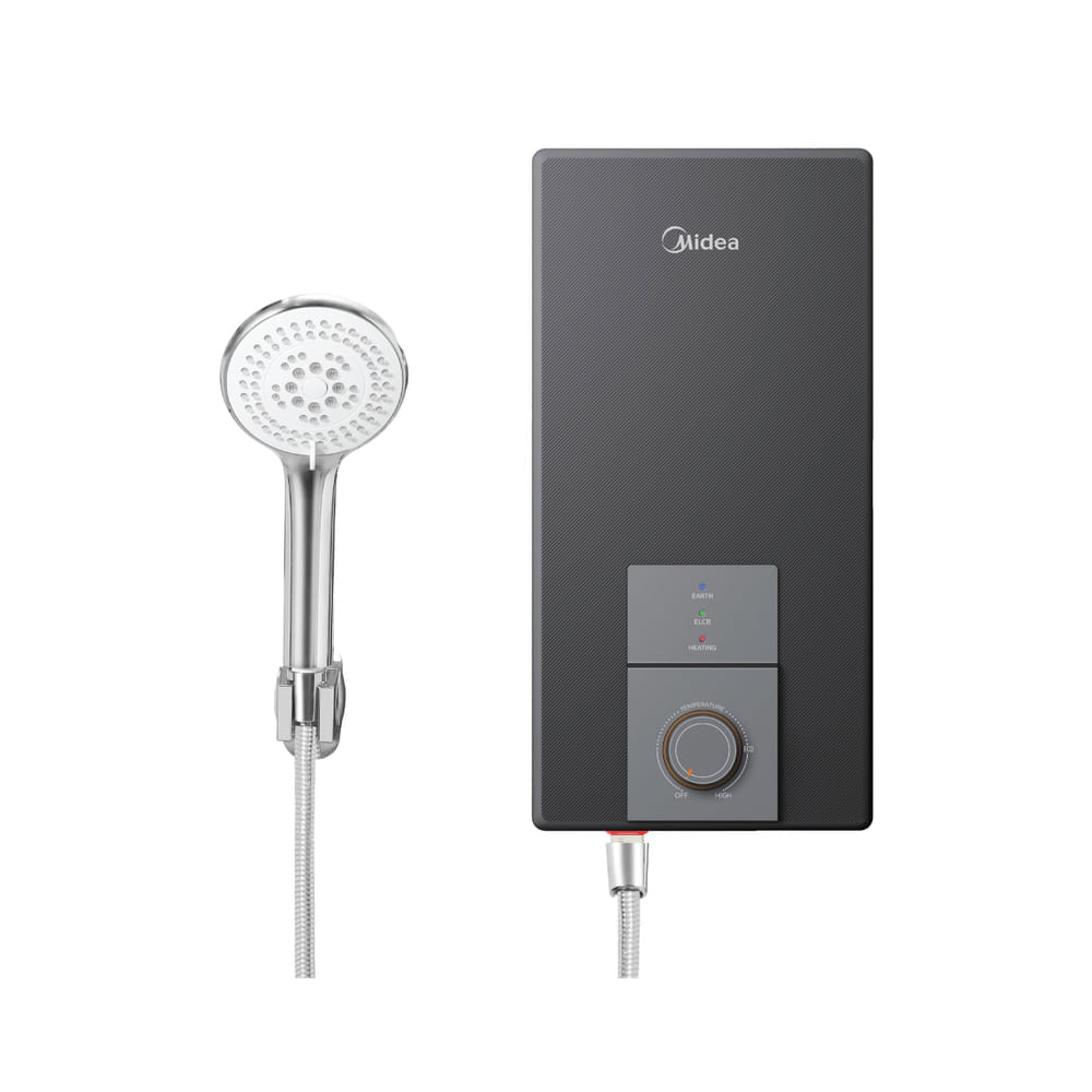 เครื่องทำน้ำอุ่น Midea MWH-38MMBNTH(C)-CS 3800 วัตต์ สีดำ (ไม่รวมติดตั้ง)