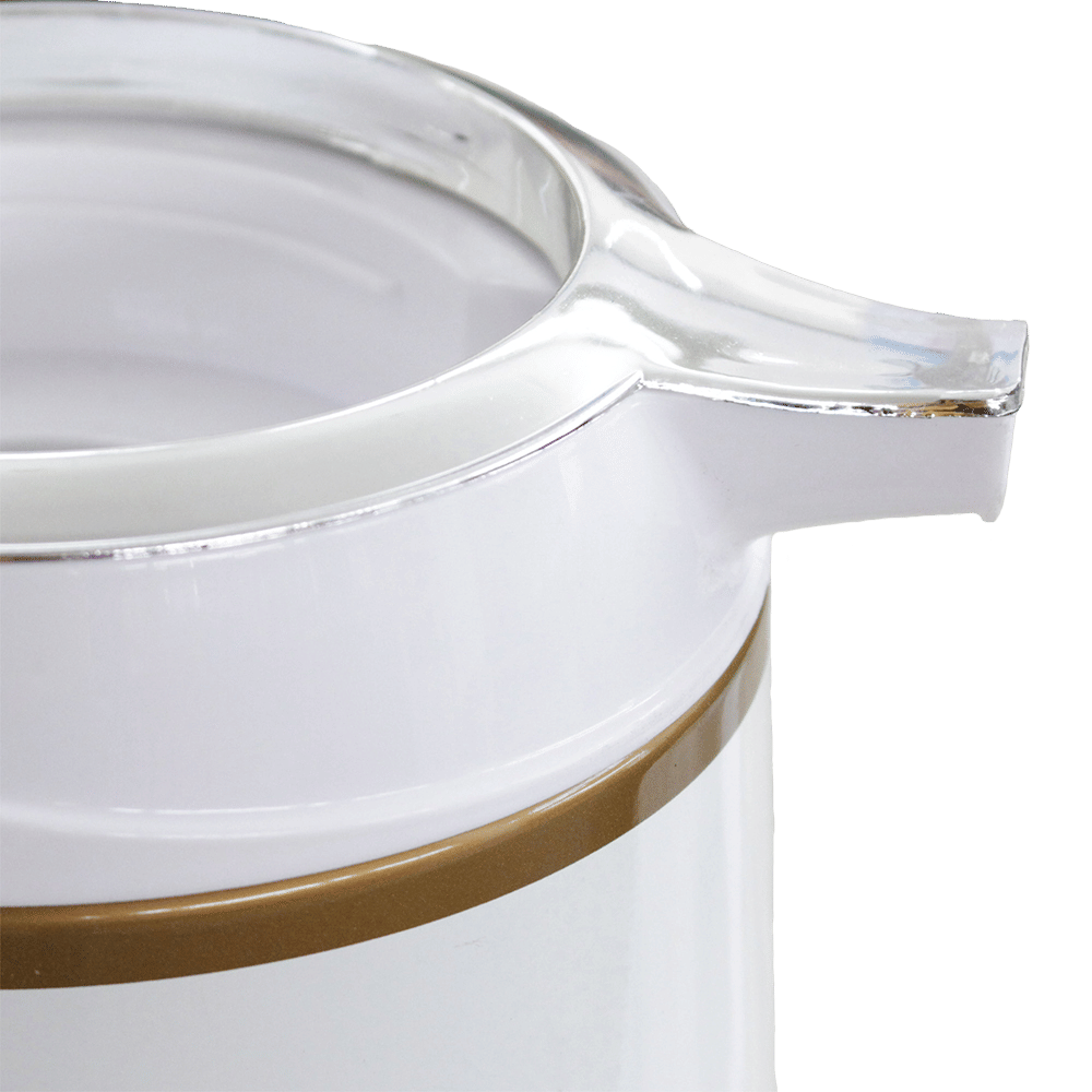 กระติกเก็บอุณหภูมิ RRS รุ่น 2899-DS 1000ML สีขาวลายดอกไม้