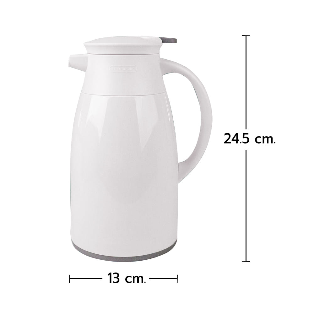 เหยือกน้ำ เก็บอุณหภูมิ RRS 1000ML สีขาวพาสเทล_1