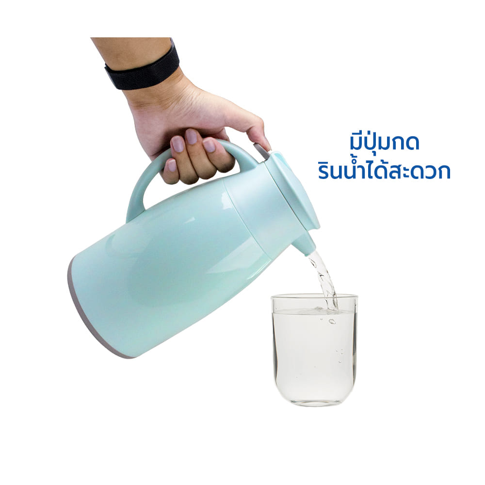 กระติกเก็บอุณหภูมิ RRS 1000ML สีเขียวพาสเทล_2