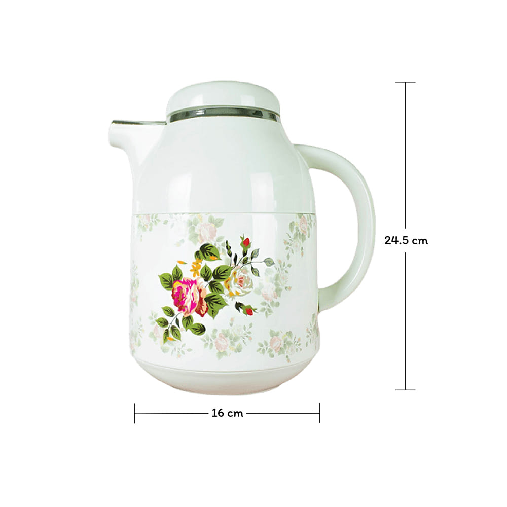 เหยือกน้ำ เก็บอุณหภูมิ RRS รุ่น H300 ลาย 8 1000ML สีขาวลายดอกไม้_2