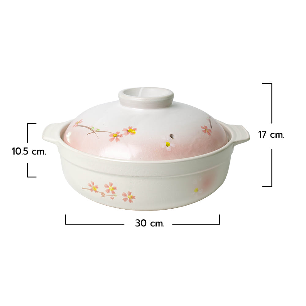หม้อดินเผาญี่ปุ่น RRS รุ่น 12-2 ขนาด 30 ซม._5