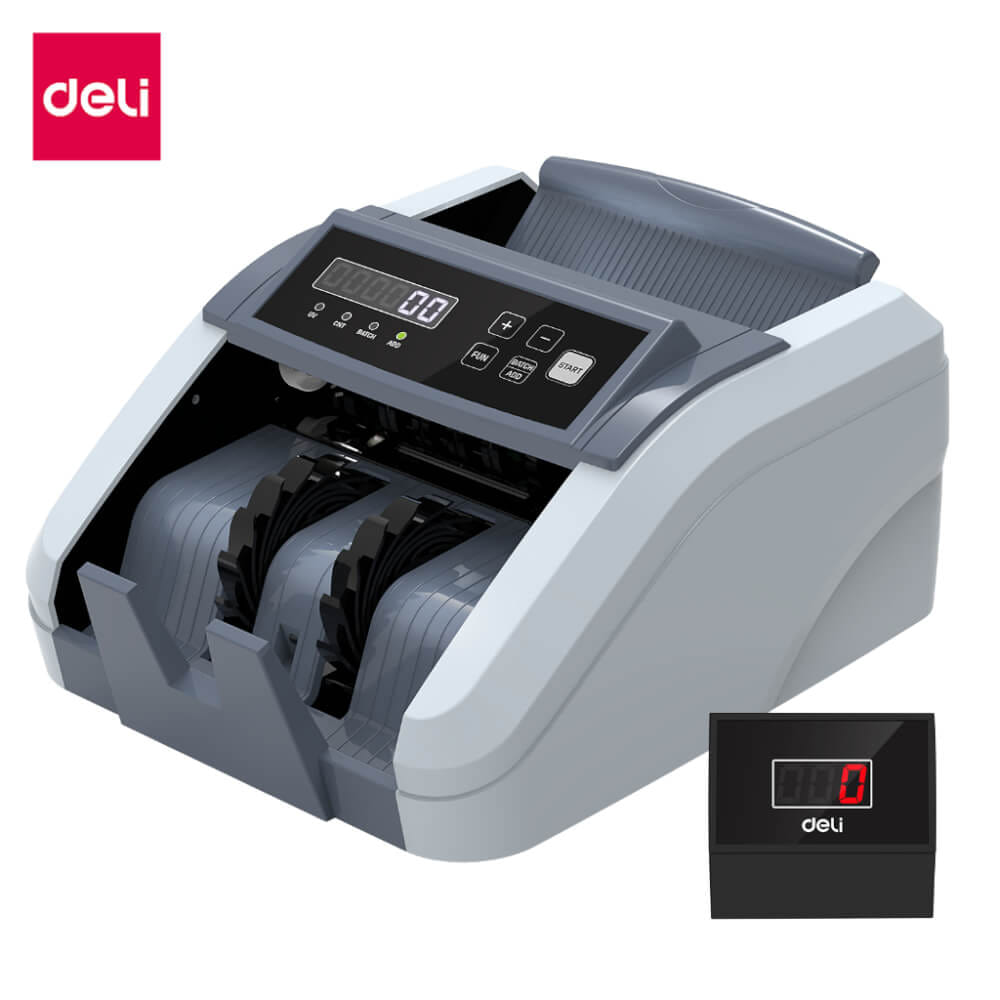 เครื่องนับแบงค์ DELI CT961-GR-01 สีเทา_0