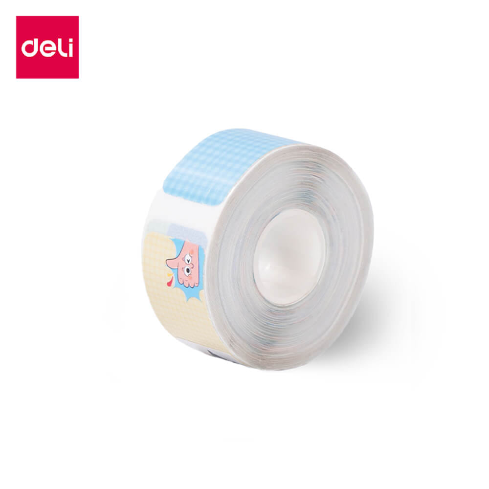 สติ๊กเกอร์ฉลาก DELI QH16-MX-01 ลายการ์ตูน