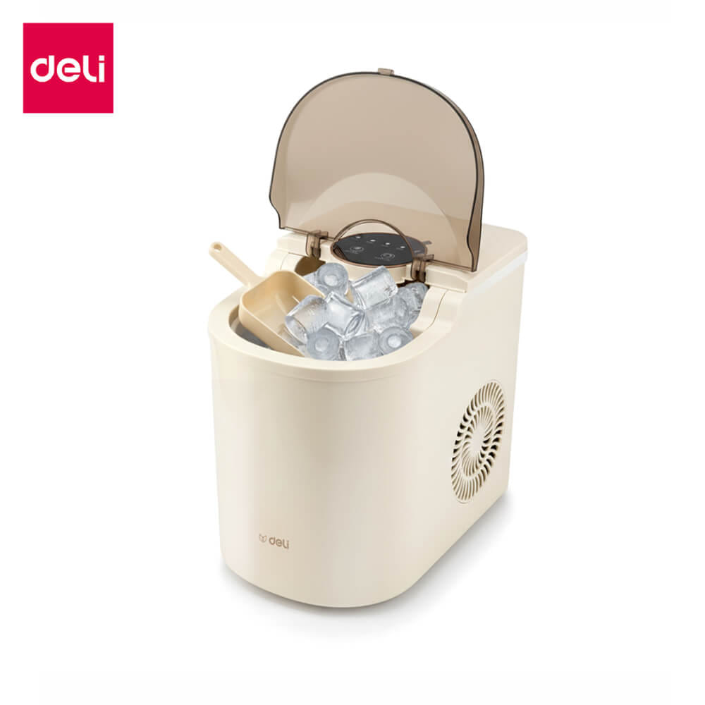 เครื่องทำน้ำแข็ง DELI LD668-BG-01 สีเบจ_8