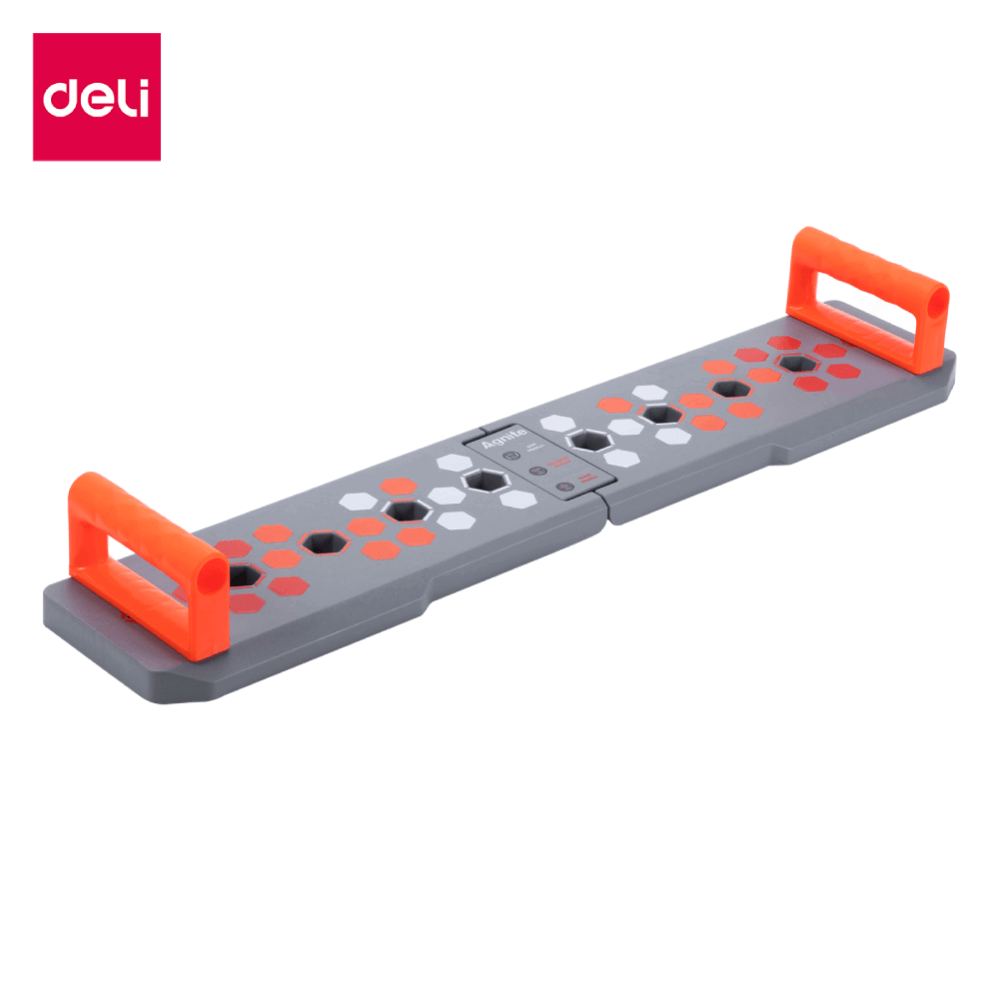 บอร์ดวิดพื้น DELI ER068-OR-01 สีเทาส้ม