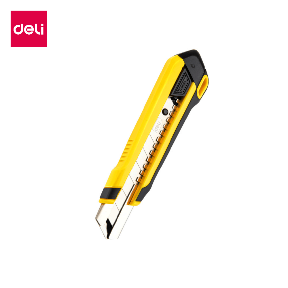 คัตเตอร์ DELI EDL025-YL-01 สีเหลือง_0