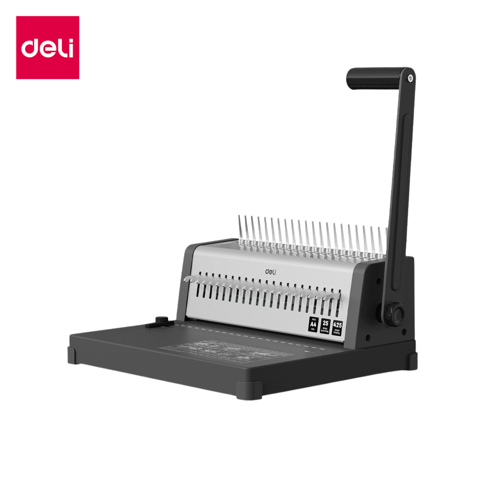 เครื่องเข้าเล่มเอกสาร DELI ET314-GR-01 สีดำ_0