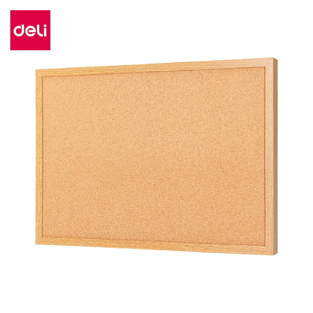 กระดานไม้ก๊อก DELI EV352-1-YL-01 ขนาด20×30 ซม._0