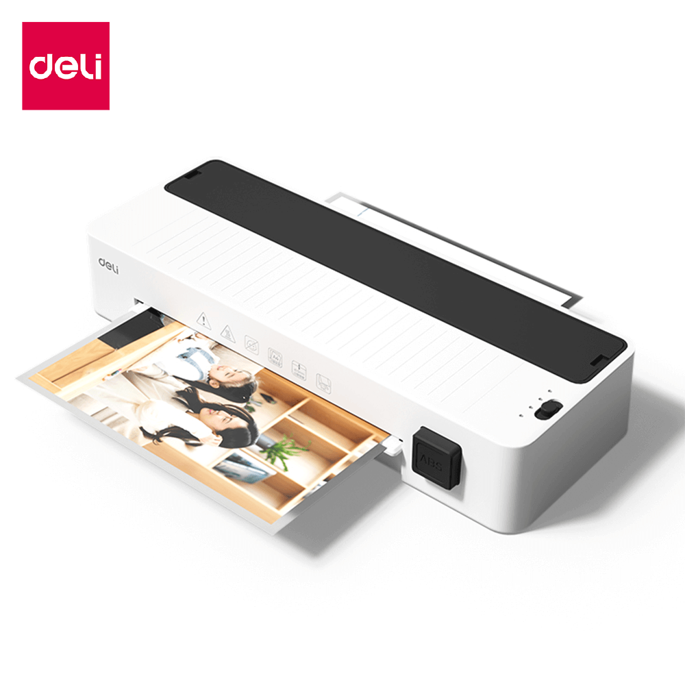เครื่องเคลือบเอกสาร DELI GQ408-WH-01 ขนาด 50×135×75 มม. 265W สีขาว_0