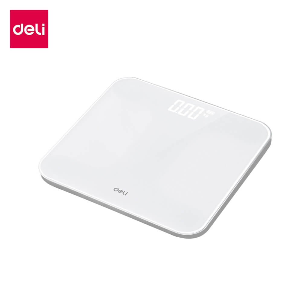 เครื่องชั่งน้ำหนัก DELI E86122-WH-01 ขนาด 26 ซม. สีขาว_0