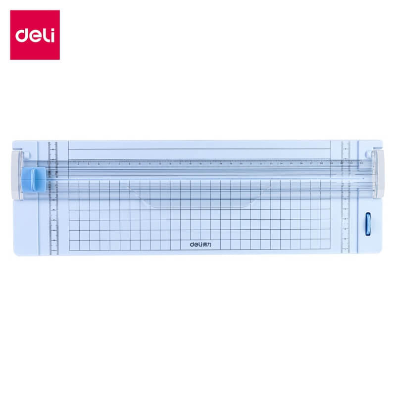 แท่นตัดกระดาษ DELI 14251-LBL-01 สีฟ้าอ่อน (สำหรับกระดาษ A4 )