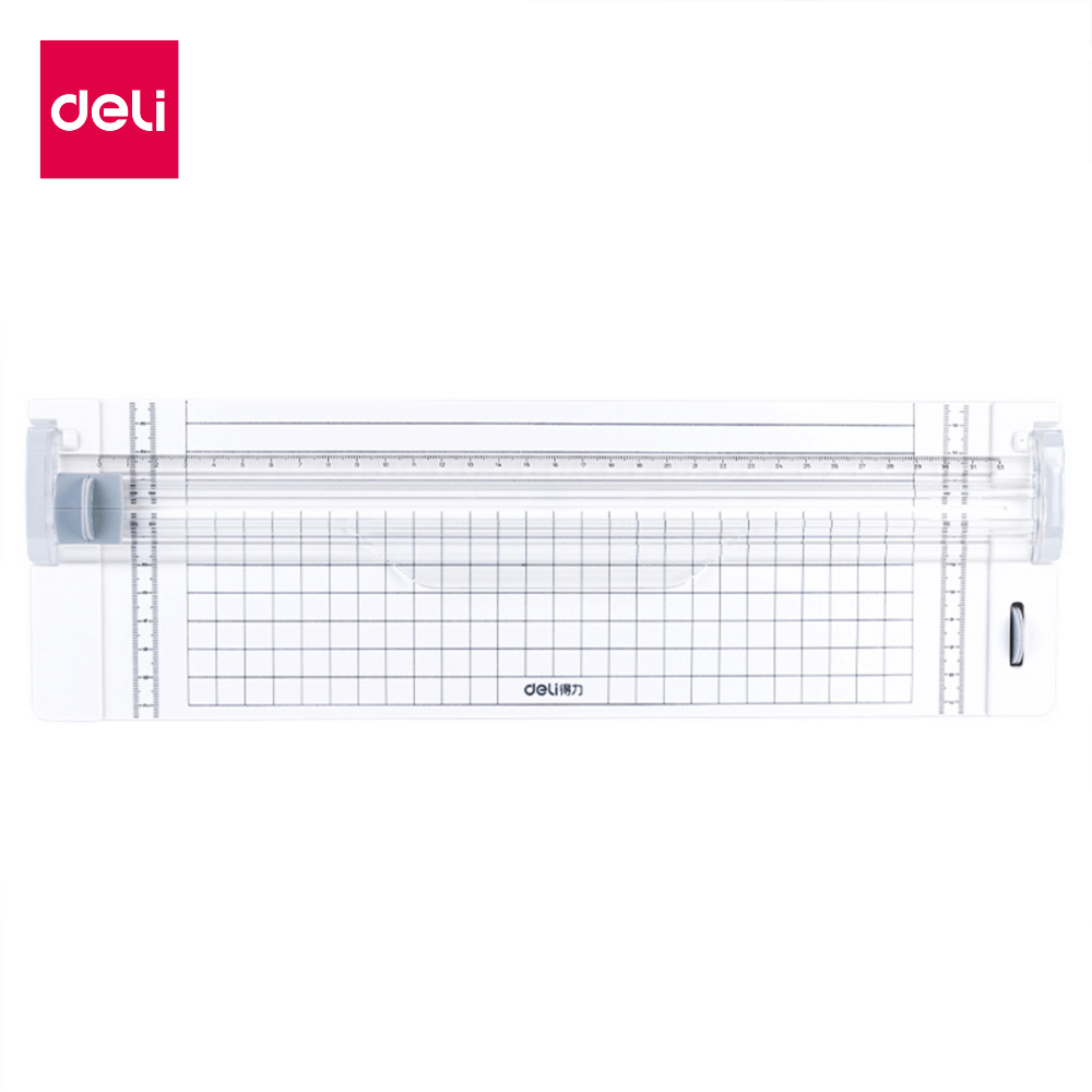 แท่นตัดกระดาษ DELI 14251-WH-01 สีขาว (สำหรับกระดาษ A4 )