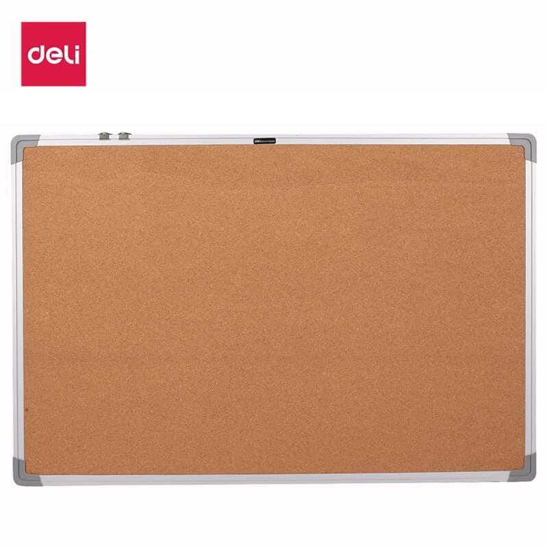 กระดานไม้ก๊อก DELI E39054-YL-01 90*120 ซม สีน้ำตาล_0