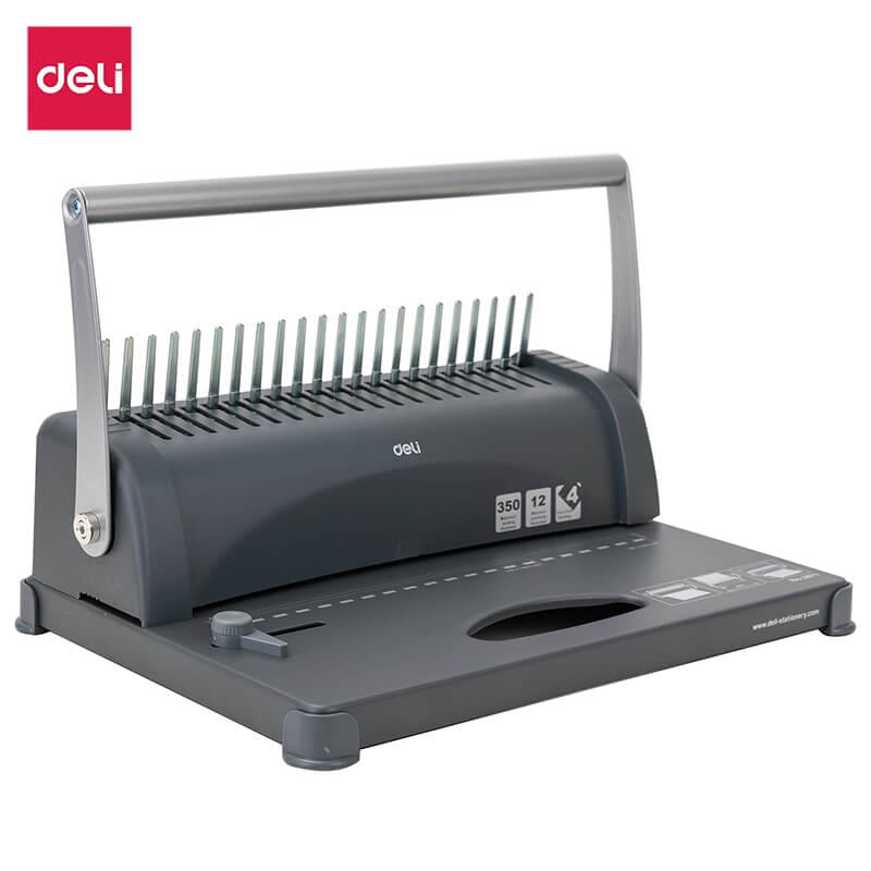 เครื่องเข้าเล่ม DELI E3871-BK-01 สีดำ