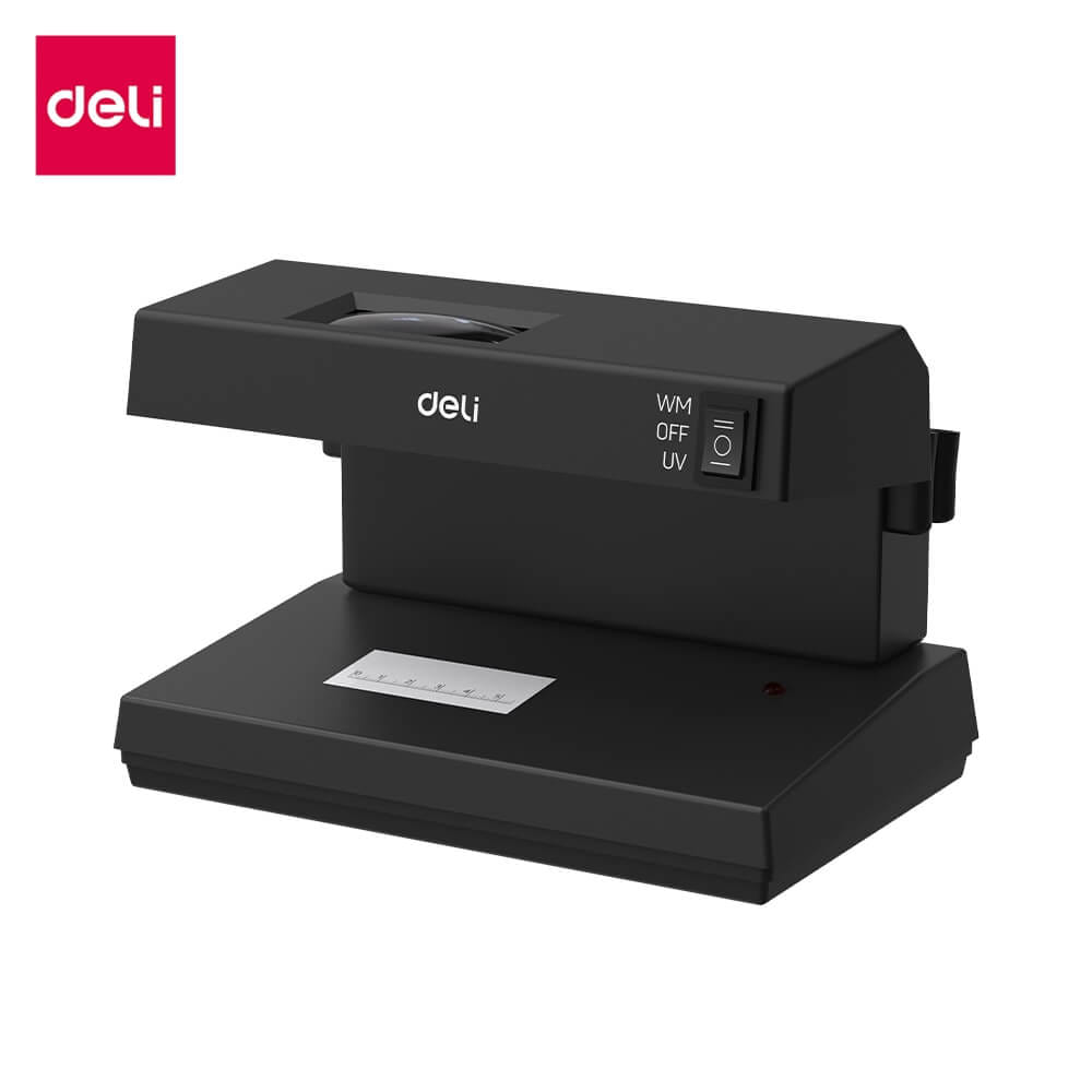 เครื่องตรวจธนบัตร DELI CT980-BK-01 สีดำ