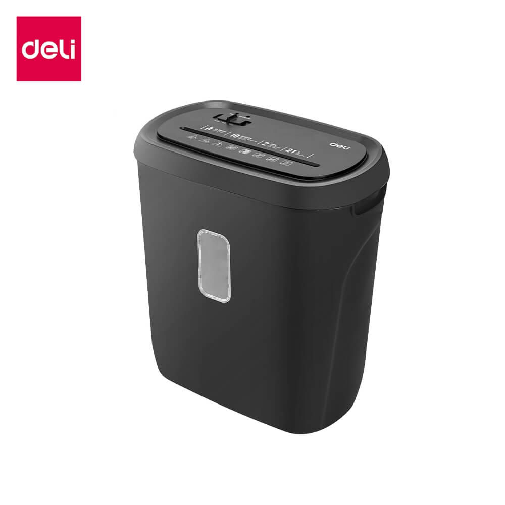 เครื่องทำลายเอกสาร DELI ET017-BK-01 21ลิตร สีดำ