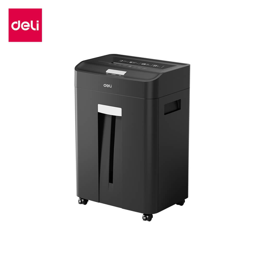 เครื่องทำลายเอกสาร DELI E14436-BK-01 23ลิตร สีดำ