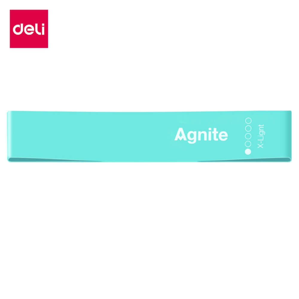 ยางยืดออกกำลังกาย AGNITE ER255-GN-01 หนา 0.35 แรงต้าน 5 - 10 ปอนด์ สีเขียว