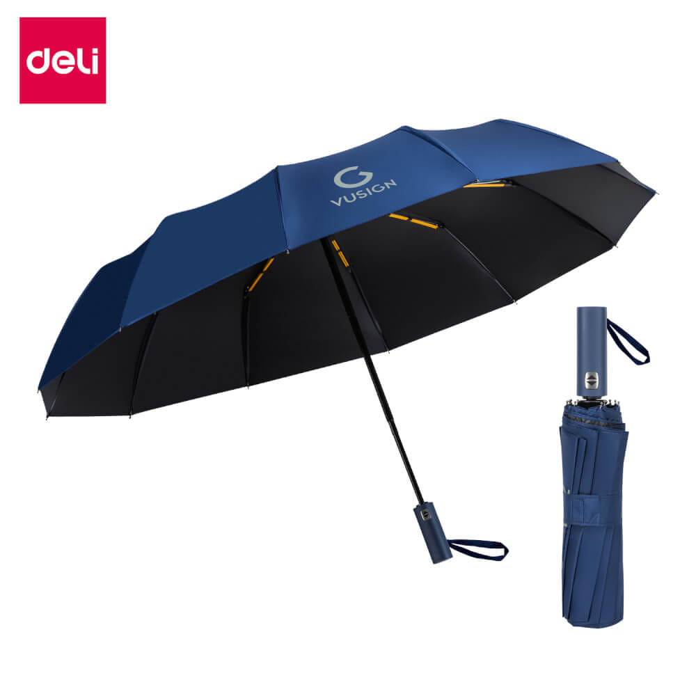 ร่มพับพกพา VUSIGN VS4086-DB-01 สีน้ำเงิน