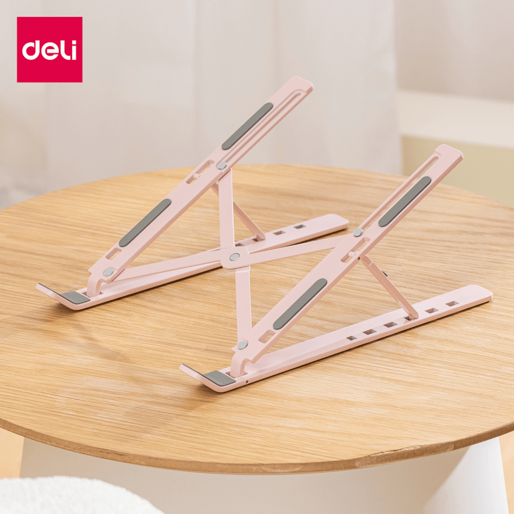 แท่นวางโน้ตบุ๊ก DELI VS780-WH-01 สีขาว_1