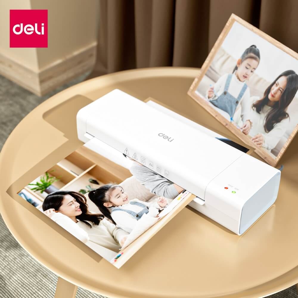เครื่องเคลือบเอกสาร DELI ET112-WH-01 A4 สีขาว_1